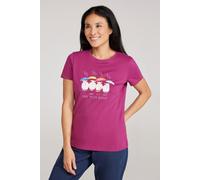 Mountain Warehouse Printed Womens Great British Weather Tee - Purple - Purple - Size: 4