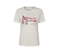 Mountain Warehouse Printed Womens Living Lakes T-Shirt Beige Women's Size 14