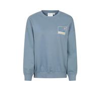 Mountain Warehouse Printed Womens Relaxed Fit Sweatshirt - Lightweight & Breathable Mislayer Shirt, Everyday Use - Spring Summer, Hiking, Walking & Outdoors Blue Women's Size 18