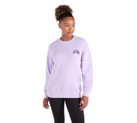 Mountain Warehouse Printed Womens Relaxed Fit Sweatshirt - Lightweight & Breathable Mislayer Shirt, Everyday Use - Spring Summer, Hiking, Walking & Outdoors Light Purple Women's Size 14