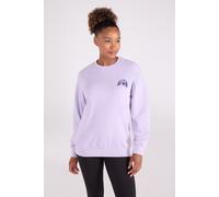 Mountain Warehouse Printed Womens Relaxed Fit Sweatshirt - Purple - Purple - Size: 14