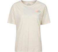 Mountain Warehouse Printed Womens Sea Circle Relaxed Fit T-Shirt - Beige - Beige - Size: 12
