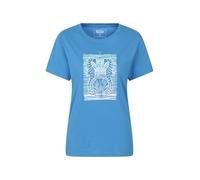 Mountain Warehouse Printed Womens Seahorse Relaxed Fit T-Shirt Bright Blue Women's Size 10