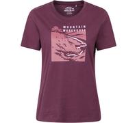 Mountain Warehouse Womens Printed Winding Trek T-Shirt - Lightweight