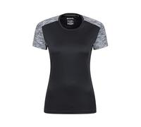 Mountain Warehouse Pro Running Reflective Womens T-Shirt Black Women's Size 4