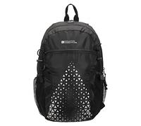 Mountain Warehouse Pursuit Hydro Bag - Ripstop Polyester Water Pack, Reflective Details Hydration Bag, Laptop Compartment - For Travelling, Camping Black