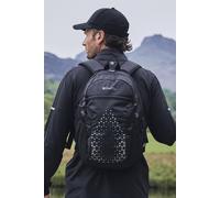Mountain Warehouse 'pursuit' Lightweight Reflective Padded Mesh Shoulder Straps Hydro Bag In Black Black One Size