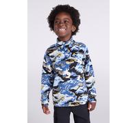 Mountain Warehouse Pursuit Printed Kids Half-Zip Fleece - Blue - Blue - Size: 3-4y