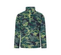 Mountain Warehouse Pursuit Printed Kids Hoodie - Microfleece, Anti-pill, Breathable Girls & Boys Sweatshirt - Best for Autumn Winter, Camping, Outdoors, Travelling Lime Kids Size 3-4 Years