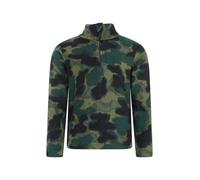 Mountain Warehouse Pursuit Printed Kids Hoodie - Microfleece, Anti-pill Pullover, Breathable Girls & Boys Sweatshirt - For Spring Summer, Camping & Outdoors Pale Green Kids Size 2-3 Years