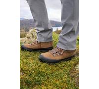 Mountain Warehouse Quest Womens Waterproof Walking Boots - 5000 Mile Guarantee, Nubuck Leather, Antibacterial insole - Best for Hiking, Trekking, Outdoors & Sports Light Brown Adult Shoe Size 4