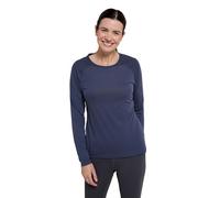 Mountain Warehouse Quick Dry IsoCool Womens T-Shirt | Comfy & Lightweight Ladies Long Sleeve Top for Relaxed Fit, Breathable High Wicking Tee for Keeping Cool, For Active Wear