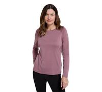 Mountain Warehouse IsoCool Dynamic Womens Top - Comfortable Ladies Tshirt, Long Sleeve Top, Lightweight, Fast Dry, Breathable - for Spring Summer & Travelling Dusky Purple Women's Size 16