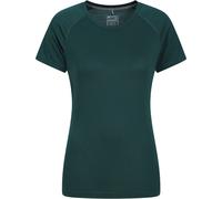 Mountain Warehouse Quick Dry Womens T-Shirt - Comfortable & Lightweight Ladies IsoCool Tee Shirt - Spring Summer, Walking, Holiday & Outdoors Green Women's Size 8