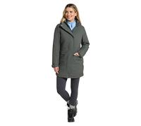 Mountain Warehouse Rain On Womens Waterproof Padded Jacket - Breathable Coat with Padded Insulation & Front Pockets - Spring Summer, Outdoors, Travelling & Hiking Khaki Women's Size 12