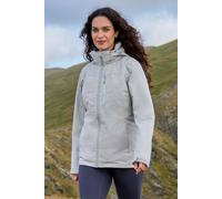 Mountain Warehouse 'rainforest' Breathable Mesh Lined Lightweight Waterproof Hood Jacket In Grey Grey 20