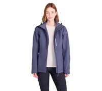 Mountain Warehouse Rainforest Womens Jacket -Waterproof Rain Coat with Pockets & Adjustable Hem, Mesh lined, Packaway Hoodie - For Spring Summer & Outdoors Blue 22