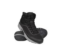 Mountain Warehouse Ramble Mens Softshell Boots - Waterproof Upper Walking Shoes, Mesh Lining, EVA Cushion Hiking Boots, High traction outsole - For Spring Summer & Outdoors Charcoal Adult Shoe Size 11
