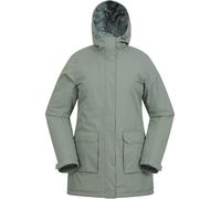 Mountain Warehouse Ranger Womens Water Resistant Padded Parka Jacket - Green - Green - Size: 10