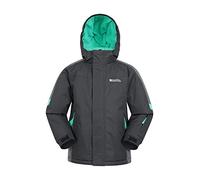 Mountain Warehouse Raptor Kids Ski Snowproof Jacket | Boys & Girls Comfy & Fleece Lined Winter Coat with Hood, Multi-Pockets & Adjustable Cuffs for Custom Fit, For Snowboarding