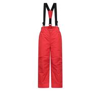 Mountain Warehouse Raptor Kids Snow Pants - Snowproof Boys Ski Trousers, Detachable Braces Bottoms - Ideal for Winter Skiing Holidays & Snowboarding Active Red Kids Size 7-8 Years