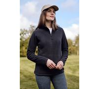 Mountain Warehouse 'raso' Breathable Layering Microfleece Sweater Top In Black Black 18