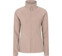 Mountain Warehouse Raso Womens Fleece Jacket - Ladies Sweater Top, Full Zip Microfleece - Travel Dark Beige Women's Size 10