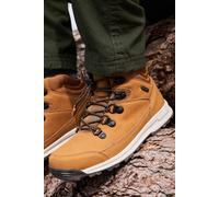 Mountain Warehouse Redwood Kids Waterproof Boots - Quick Lace System Girls Shoes, Cushioned Footbed Boys Footwear, Synthetic & Mesh Upper - Camping, Hiking, Travelling Brown Kids Shoe Size 10 UK