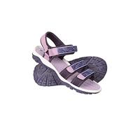 Mountain Warehouse Reef 3 Strap Kids Sandals - Neoprene Lined Boy & Girls Beach Shoes, Durable Sandals, Hook & Loop, Quick Dry Footwear - Spring Summer Walking Zebra Kids Shoe Size 13