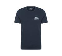 Mountain Warehouse Regional Mens Ben Nevis Graphic T-Shirt Breathable Casual Everyday Tee Navy Cotton - Size 2XL