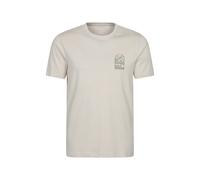Mountain Warehouse Regional Mens Cotswold T-Shirt Cotton Sun Protection Breathable Casual Tee Off-White - Size X-Large