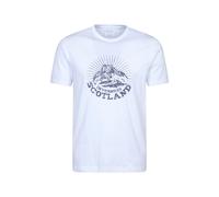 Mountain Warehouse Regional Mens Inverness T-Shirt Cotton Sun Protection Breathable Everyday Casual Tee White - Size Small