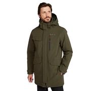 Mountain Warehouse Reid Mens Waterproof Lightweight Padded Jacket - Isotherm Coat with Lots Of Pockets - Spring Camping, Outdoors, Travelling & Hiking