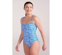 Mountain Warehouse 'resort' Tummy Control Swimsuit With Built-In Cups And Removable Straps In Blue Blue 8