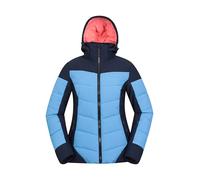 Mountain Warehouse Resort Womens Padded Ski Jacket - Snow Proof, IsoTherm, Breathable & Thermal Tested -30 °C Ladies Coat - Best for Winter, Skiing, Winter Sports Navy Women's Size 8