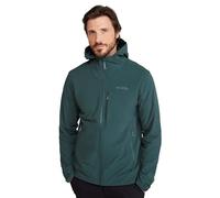 Mountain Warehouse Retreat Men’s Packable Softshell Jacket - Lightweight & Breathable Water-Resistant Coat with Compact Storage - Spring, Summer & Outdoors Green M