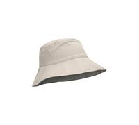 Mountain Warehouse Reversible Womens Bucket Hat - Cotton Hat, Easy Care Sun Cap, Wide Brim, Reversible, Adjustable Ladies Cap - for Camping, Fishing, Beach Light Khaki One Size