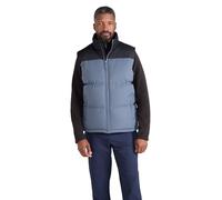 Mountain Warehouse Rock Mens Borg Padded Gilet - Water-resistant Sleeveless Jacket with Adjustable Hem & Side Pockets - Best for Spring Summer, Outdoors, Hiking Grey XL
