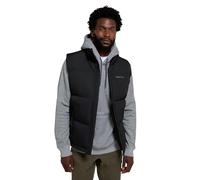 Mountain Warehouse Rock Mens Padded Gilet - Waterproof Body Warmer, Fleece Lined Collar, Adjustable Hem, Warm & Comfortable Vest - Ideal for Winter, Black, L