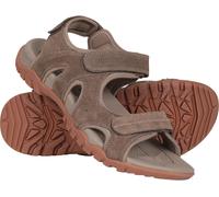 Mountain Warehouse Rock Pool Suede Walking Sandal - Brown