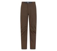 Mountain Warehouse 'Rockcliffe' Mens Softshell Hiking Trouser Windproof Water Resistant Pants Brown - Size 40 inch