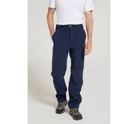 Mountain Warehouse Rockcliffe Mens Softshell Hiking Trousers - Navy - Navy - Size: W42