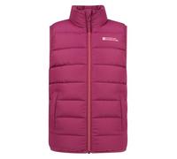 Mountain Warehouse Rocko Kids Padded Gilet - Water Resistant Coat with Microfibre Padding & Front Pockets, Boys & Girls - Autumn, Winter & Outdoors Berry Teen Size 13 Years