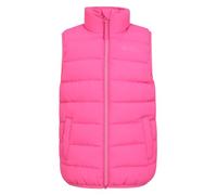 Mountain Warehouse Rocko Kids Padded Gilet - Water Resistant Rain Coat with Microfibre Padding & Front Pockets, Boys & Girls - For Autumn, Winter & Outdoors Pink Kids Size 7-8 Years