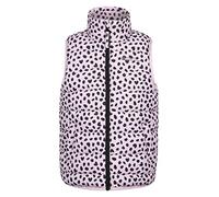 Mountain Warehouse Rocko Kids Printed Padded Gilet - Water Resistant, Microfibre Childrens Jacket, Insulated Vest, Boys & Girls - Autumn, Winter Lilac (Printed) Teen Size 13 Years