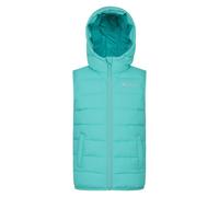 Mountain Warehouse Rocko Kids Water Resistant Hooded Padded Gilet