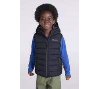 Mountain Warehouse Rocko Kids Water Resistant Hooded Padded Gilet - Black