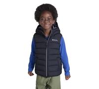 Mountain Warehouse Rocko Kids Water Resistant Hooded Padded Gilet Black Kids Size 11-12 Years