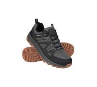 Mountain Warehouse Route Mens Outdoor Waterproof Walking Shoe - Breathable, Mesh Lining, EVA Cusion, Sneakers - Spring, Summer, Hiking, Outdoors & Trekking Grey Adult Shoe Size 10