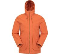 Mountain Warehouse Route Mens Waterproof Jacket - Orange - Orange - Size: XS